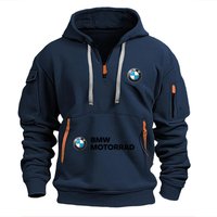 AliExpress BMW brand logo motorcycle race team clothing; men's casual zipper hoodie; spring and autumn cycling hoodie; 2025 new mens;