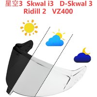 Photochromism Skwal i3 Helmet Visor for Shark D-Skwal 3 Ridill 2 VZ400 Motorcycle Helmet Shield Windshield Sunscreen