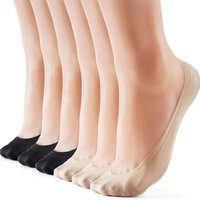Socks Women's Invisible Ankle Short No-Show Set Foot Female Invisible Low Cut Summer Thin Breathable Non-Slip Ice Silk Boat Sock