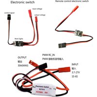 2/20/30A High Current Remote Control Electronic Switch 3.7-27V 3-30V 3-5V Aerial Model Plant Protection RC Drone Water Pump PWM