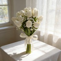 White Calla Lily Bridal Holding Flower Bouquet Wedding Bouquet Wedding Artificial Bridesmaid Wedding Flowers Bridal Accessories