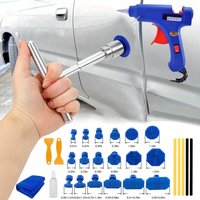 Car Body Paintless Dent Repair Tool Set Auto Part Mechanical Sheet Metal Slide Multiple Size Suction Cup Puller Glue Kit