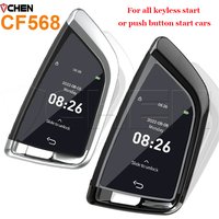 PKE CF568 Universal Modified LCD Smart Key Touch Display Screen for BMW for Audi for Hyundai for Toyota all Keyless Car Remote