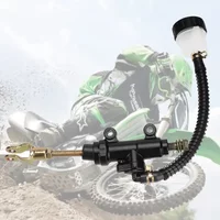 Motorcycle Rear Brake Master Cylinder Pump Kit w/Oil Cup & Line for Suzuki GSXR600 GSXR750 DRZ400 KLX250 TTR250