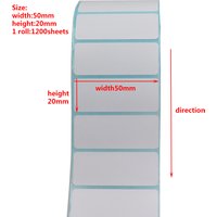 Thermal Shipping Labels Roll Shipping Package Thermal Printer All-Purpose Label Paper Sticker Self-adhesive Waterproof Oil-Proof