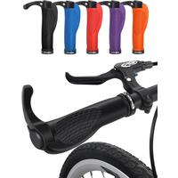 AliExpress riderace RIDERACE Mountain Bike Handlebar Grips Bicycle Handle Bar Cover Shockproof Non-Slip Ergonomic Cycling Grip Rubber Bilateral Lock