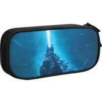 1 Piece Sky Pencil Cases Pen Holder Storage Stationery GODZILLA Supplies Large Storage Pen Box Pencil Bag for Students
