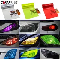 Car Light Film Customized Car Color Tint Headlight Taillight Fog Light Vinyl Film Rear Lamp Tinting Films Exterior Accessory