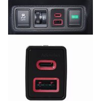 12V/24V Fit for Nissan Teana Sylphy Qashqai X-TRAIL Serena Navara Car Charger Dual Port TYPE-C PD QC3.0 USB Interface Socket