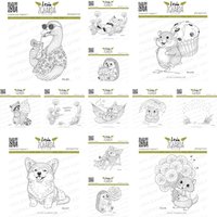 Kitty with a Dandelion Bouquet craft clear silicone stamps mold strips sheet scrapbook paper craft knife mold blade punch 2026