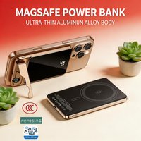 10000mAh/5000mAh Magnetic Power Bank 20W PD Fast Charging 3C Certified Multi-Device Charging Wireless Charger for iPhone 17/18