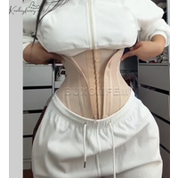 Tummy Control Girdle Body Shaper with XXS Tight Colombian Waist Cincher Front-Zipper Slim Fit Shaping Body Wrap Waist Trainer