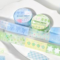 20mm * 3m Kawaii Ins brushed flash sand material cute decorative tape DIY diary scrapbook Aesthetics Journal Supplies