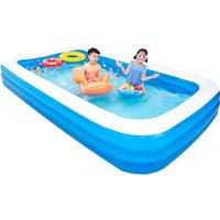 Inflatable Pool, Oversized Thickened Family Swimming Pool for Adults, Outdoor, Garden, Backyard, Water Party
