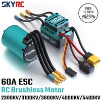 SKYRC Brushless Motor ESC Combo FuriaX Supa 3650 Motor 60A ESC 2-3S LiPo 3.175mm Shaft For 1/10 Touring Buggy Short Course Truck image 4