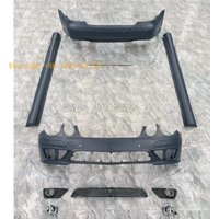 E Class W211 2006-2009 E63 Style Front Bumper Full Body Kit Conversion Assembly
