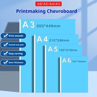 A6/A4/A5 Soft Linoleum Carving Block 1/2/5PCS Linocut Rubber Stamp Block for Scrapbooking Printmaking Art Set DIY Making Tools