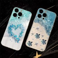 Sea Water Butterfly Ocean Turtle Phone Case For Xiaomi Mi 15 T Pro 14T 13T 12T Mi 17 Pro 14 13 12 11 Lite 5G Clear Bumper Cover