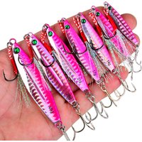 1Pcs Metal Cast Jig Bait Spoon Fishing Lure 7g-10g-14g-17g-21g-28g-40g-60g Casting Jigging Fish Sea Bass Fishing Lure Tackle