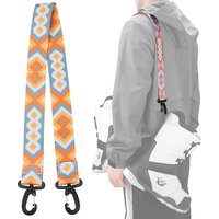 73cm Boot Carry Sling Strap Thickened Nylon Snowboard Shoulder Strap Portable Fixing Protect with Hook for Men Women Accessories