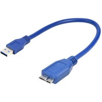 Short Micro USB 3.0 Cable Portable USB 3.0 to Micro-B Cord USB 3.0 External Hard Drive Cable for WD Lacie Hitachi Seagate