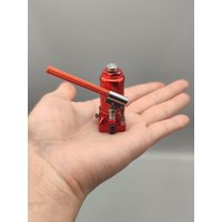 Mini Hydraulic Jack 1/10 Model Scene Props Boy Creative Gift EDC Toys