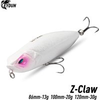 LEYDUN Z-Claw Floating Pencil Fishing Lures 86mm 100mm 120mm Topwater Hard Baits Surface Stickbait Good Action Bass Wobblers