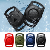 For Apple AirTag Waterproof Case Keychain Pet Dog Cat Collar Anti-loss Device Anti-drop TPU Protective for Air Tag GPS Tracker
