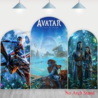 Avatar Arch Backdrop Boys Children Favorite Birthday Party Decor Baby Shower Poster Banner Backgrounds Photography Studio Props