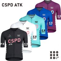 AliExpress NONE CSPD ATK cycling sportswear men's cycling short sleeved top summer high-end energy band cycling jersey sunscreen cycling shirt
