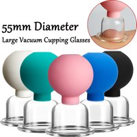 5Pcs Professional Massage Suction Cups Vacuum Cupping Glasses Cellulite Massage Cupping Therapy Set Ventosas Slimming Jars