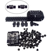 MOC Technical Chain Wheel Part Building Blocks Bricks Parts Chain Link Tire Gear Wheels Tank Tracks DIY 57518 57519 24375 3708