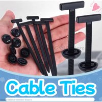 Nylon Cable Tie Buckle Fixed Through The Core Nail Cable Tie Buckle Mudguard Fender Inner Lining Trunk Buckle Outdoor Camping