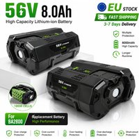 8000mAh 56V Hochleistungs-Lithium-Akku-Ersatzpack, kompatibel mit den kabellosen Werkzeugen der Serien BA2800 BA4200 BA1400, Premium-Zellen für lange Laufzeit, mehrfacher Schutz, LED-Ladeanzeige,