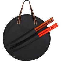 14 Inch Portable Black Waterproof Dumb Drum Bag Oxford Cloth Storage Drum Bag Holder Percussion Musical Instrument Accessories