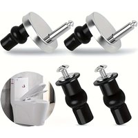 2-Piece Heavy-Duty Toilet Seat Bolt Set with Quick-Release Mechanism - Easy to Install, Compatible with Standard Toilet Seats, No Tools Required