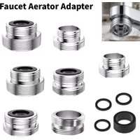 1set Faucet Aerator Adapter For Basin Faucets Male Thread 14/16/18/20/22/24/26/28 To 22 Water Tap Adapter Faucet Joints