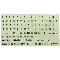 Luminous English Full Keyboard Sticker Film Glow in the Dark Capital Letters Backlight Sticker