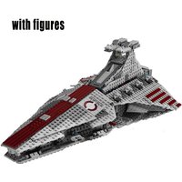Star Venator Set Republic Ship Attack Cruiser Model Bricks Compatible 8039 MOC Spaceship Toys for Kids 05042 81044 180013 19077