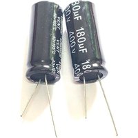 2pcs 400V 180uF 400Volt 180MFD Aluminum Electrolytic Capacitor 18*40mm Radial 180mf400v 180uf400v 400v180mf 400v180uf