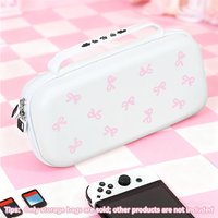 Portable hard-shell carrying case for Switch NS/OLED, with multiple compartments, game console protective case accessory box