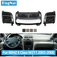 Przednia deska rozdzielcza klimatyzacja AC kratka wentylacyjna pokrywa dla Mercedes Benz E klasa W211 2003-2008 E200 E230 E260 E280 E280 E300