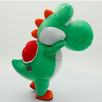 Giant Plush Green Dragon Inflatable Mascot Costume Adults Cartoon Walking Doll Outfits for Hallwoeen Stage Performance Party