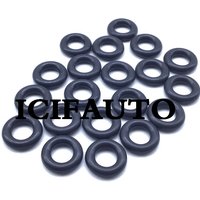 20x Fuel Injector Rubber Seal O-Ring For Porsche BMW Ford Opel VW Seat Audi Mercedes-Benz Citroen 13641730767 9197716 0199971348