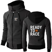 AliExpress Ready To Race Enduro Cross Motocross Bitumen Bike Life 2024 Spring Autumn Zip Hoodie High-Quality Tri-Color Leisure Comfort Coat