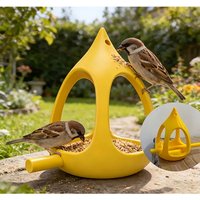 Bird Feeder, Spherical Shape, Suspended Drainage Design, Suitable for Small Birds, Outdoor Accessories