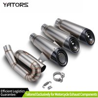 For street triple 765 765R 765S 765RS 2017-2024 Motorcycle Exhaust Pipe Escape Link Pipe slip on Muffler