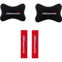 Car Headrest Seat Belt Shoulder Pads for BMW Performance E46 E39 E60 F10 F20 F30 F15 F16 Auto Accessories
