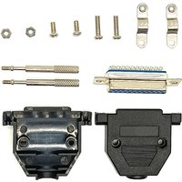 DB23 Female ConnectorPlug PBT + Copper "It Can Pass the Salt Fog Test for 24 Hours, Terminal Plated With 24 K Gold“