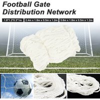 Soccer Goal Net Heavy Duty Polyethylene Anti-impact Football Post Net Foldable Portable Soccer Net Football Game Equipment for
